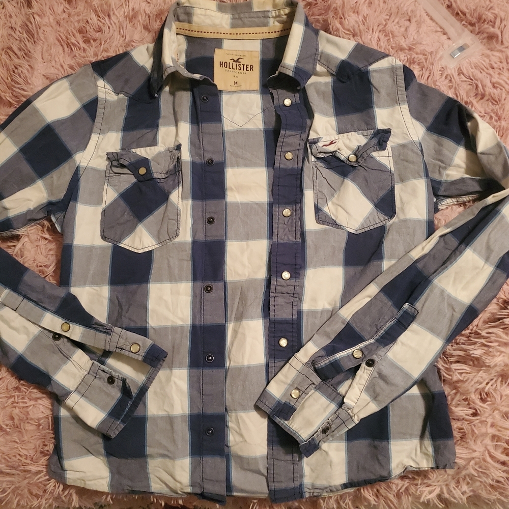 Hollister long sleeve winter shirt